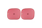 Akcesoria samochodowe - Dunlop - Sun visor for car side windows 36x44 cm 2 pcs - red - 8711252164564RED