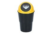 Akcesoria samochodowe - Dunlop - Car Trash Bin 400 ml 10x17 cm - Yellow / Black - 8711252253374_YELLOW