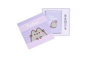 Przybory do pisania i rysowania - Pusheen - A5 notebook + pen set from the Moments collection - SCPA5B08