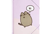 Segregator dźwigniowy i ringowy - Pusheen - A4 binder with elastic band + 30 clear pockets - CFA405