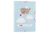 Segregator dźwigniowy i ringowy - Pusheen - Folder / document storage bag from the Purrfect Love collection - 24.5 x 34 cm - CSG0132