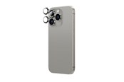 Telefon - szklo ochronne - AmazingThing AR Aluminum 3 Lens Tempered Glass with Camera Lens Frame for iPhone 16 Pro / 16 Pro Max - Gray - IP16CAM3GYGLA