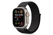 Smartwatch - akcesoria - Tech-Protect  Nylon Strap for Apple Watch 44 / 45 / 46 / 49 mm - Black - 5906302370764