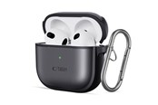 Telefon - Pokrowiec i etui - Tech-Protect Slim Hook Case for AirPods 4 - Black - 5906302370030