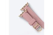 Smartwatch - akcesoria - AmazingThing Class Band Leather Strap for Apple Watch 45 / 46 / 49 mm - Pink - TGL49RG