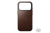 Telefon - Pokrowiec i etui - Nomad - Modern Leather Case - iPhone 17 Pro | Rustic Brown | Horween - NM014292858