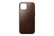 Telefon - Pokrowiec i etui - Nomad Modern Leather Case - iPhone 15 | Rustic Brown | Horween - NM01607885
