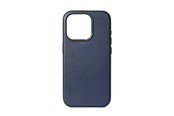 Telefon - Pokrowiec i etui - Decoded Leather Backcover for iPhone 15 Pro True Navy - D24IPO15PBC1NY