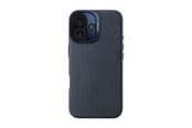 Telefon - Pokrowiec i etui - Decoded Leather Backcover for iPhone 16 Navy - D25IPO16BC1NY