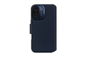 Telefon - Pokrowiec i etui - Decoded Leather Detachable Wallet for iPhone 16 Navy - D25IPO16DW5NY