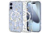 Telefon - Pokrowiec i etui - Tech-Protect FlexAir MagSafe Case for iPhone 17- Daisies with Leaves - 5906302319572