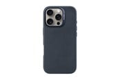 Telefon - Pokrowiec i etui - Decoded Leather Backcover for iPhone 16 Pro Navy - D25IPO16PBC1NY