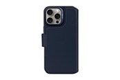 Telefon - Pokrowiec i etui - Decoded Leather Detachable Wallet for iPhone 16 Pro Max Navy - D25IPO16PMDW5NY
