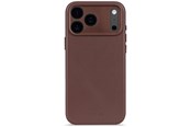 Telefon - Pokrowiec i etui - Decoded - Leather Backcover for iPhone 17 Pro Max - Chocolat Brown - D26IPO17PMBC1CN