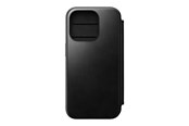 Telefon - Pokrowiec i etui - Nomad Modern Leather Folio - iPhone 15 Pro | Black | Horween - NM01626985