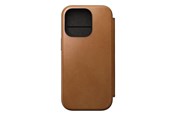 Telefon - Pokrowiec i etui - Nomad Modern Leather Folio - iPhone 16 Pro | English Tan-C |  Leather - NM01678885