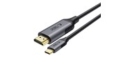 Kabel wyswietlacza - Tech-Protect UltraBoost USB-C / HDMI 60Hz 180cm Cable - Black - 5906302321773