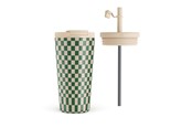 Akcesoria kuchenne - Burga Ivy League - Travel Mug 500ml with Flap & Straw Set - 950258