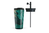 Akcesoria kuchenne - Burga Emerald Pool - Travel Mug 500ml with Flap & Straw Set - 950350