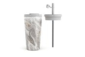 Akcesoria kuchenne - Burga Snowstorm - Travel Mug 500ml with Flap & Straw Set - 950358