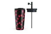 Akcesoria kuchenne - Burga Cherrybomb - Travel Mug 500ml with Flap & Straw Set - 950404