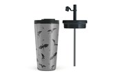 Akcesoria kuchenne - Burga Draco - Travel Mug 500ml with Flap & Straw Set - 974754