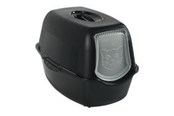 Koty - rotho Bailey Hooded litter box Black - 4004590000