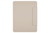 Tablet - pokrowce i etui - Pomologic BookCover w Mag iPad Air 13 M2/M3/M4 Ivory - POM-24BCSMA129-806