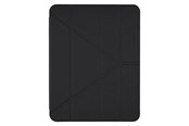 Tablet - pokrowce i etui - Pomologic - BookFold Clear for iPad 10.2 9th Gen Clear/Black - POM-CLOC102-201