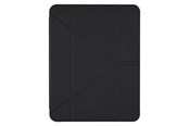 Tablet - pokrowce i etui - Pomologic - BookFold Clear for iPad Air 11 M2/M3/M4 Clear/Black - POM-CLOCA109-201