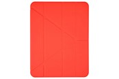 Tablet - pokrowce i etui - Pomologic - BookFold Clear for iPad Air 11 M2/M3/M4 Clear/Red - POM-CLOCA109-204