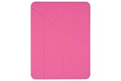 Tablet - pokrowce i etui - Pomologic - BookFold Clear for iPad Air 11 M2/M3/M4 Clear/Pink - POM-CLOCA109-207