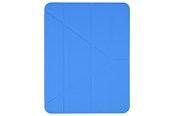 Tablet - pokrowce i etui - Pomologic - BookFold Clear for iPad Air 13 M2/M3/M4 Clear/Blue - POM-CLOCA129-202