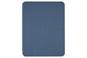 Tablet - pokrowce i etui - Pomologic - BookFold Clear for iPad Air 13 M2/M3/M4 Clear/Navy - POM-CLOCA129-206