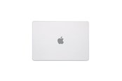 Torba, plecak i pokrowiec na laptopa - Pomologic HardShell for Macbook Air 13 M3/M4/M5 Frosted Clear - POM-HSMBA13-902
