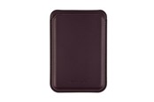 Telefon - Inne akcesoria - Pomologic Card Wallet Stand Plum w/Mag - POM-CWS-309