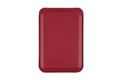 Telefon - Inne akcesoria - Pomologic Card Wallet Stand Red Velvet w/Mag - POM-CWS-302