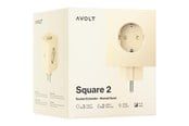 Przełączniki - AVOLT Square 2 Socket extender with 30W Dual USBC Beige - SQ2-EUFC30-WMBE