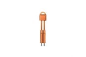 Telefon - Adapter i Ladowarka - Nomad ChargeKey - USB C | V2 | Stellar Orange - NM014643858