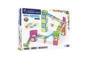 Klocki konstrukcyjne - Magna-Tiles Rail Racers Max - 90489