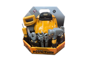 Zabawa w udawanie - Power X Tool Belt Combo Set.Helmet w/Light 22 pc - 20494