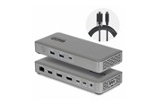 Stacja dokujaca - StarTech.com Startech - docking station - USB4 / Thunderbolt 4 / Thunderbolt 5 - 2 x DP - 1GbE 2.5GbE - 208UE-USB4-DOCK