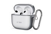 Telefon - Pokrowiec i etui - Tech-Protect Slim Hook Case for AirPods 4 - Gray - 5906302370269