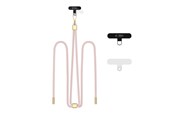 Telefon - Pokrowiec i etui - Tech-Protect C2S Rope Crossbody Strap - Pink - 5906302371228