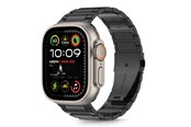 Smartwatch - akcesoria - Tech-Protect Stainless Bracelet for Apple Watch 44 / 45 / 46 / 49 mm - Black - 5906302370856