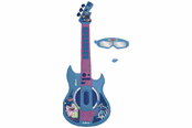 Muzyka - Stitch Electronic Lighting Guitar with Mic in glas - 89037