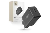 Telefon - Adapter i Ładowarka - Tech-Protect NC45W-GAN 2-PORT PD45W AC Charger - Black - 5906302372386