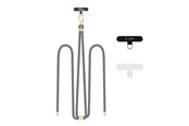 Telefon - Inne akcesoria - Tech-Protect C7S Rope Crossbody Strap - Grey - 5906302372034