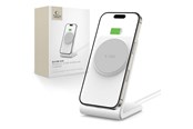 Telefon - Adapter i Ładowarka - Tech-Protect QI15W-A38 MagSafe Wireless Charger - White - 5906302372201