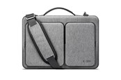 Torba, plecak i pokrowiec na laptopa - Tech-Protect 13-14  Defender Bag Laptop Bag - Grey - 5906302372874